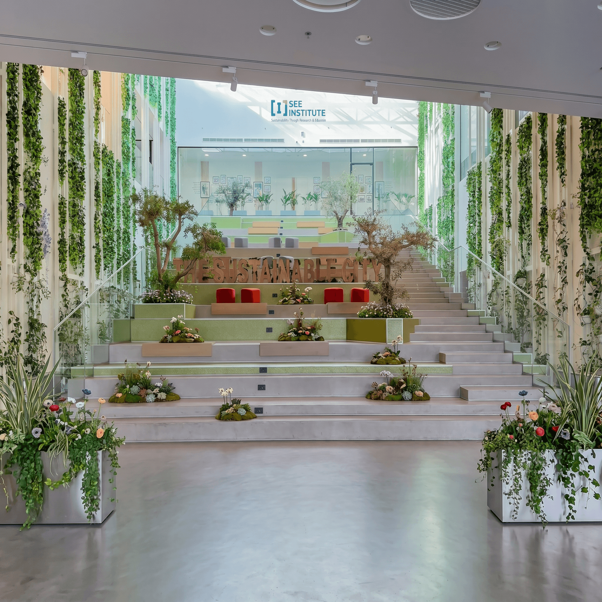 Floral arrangements and greenery styling