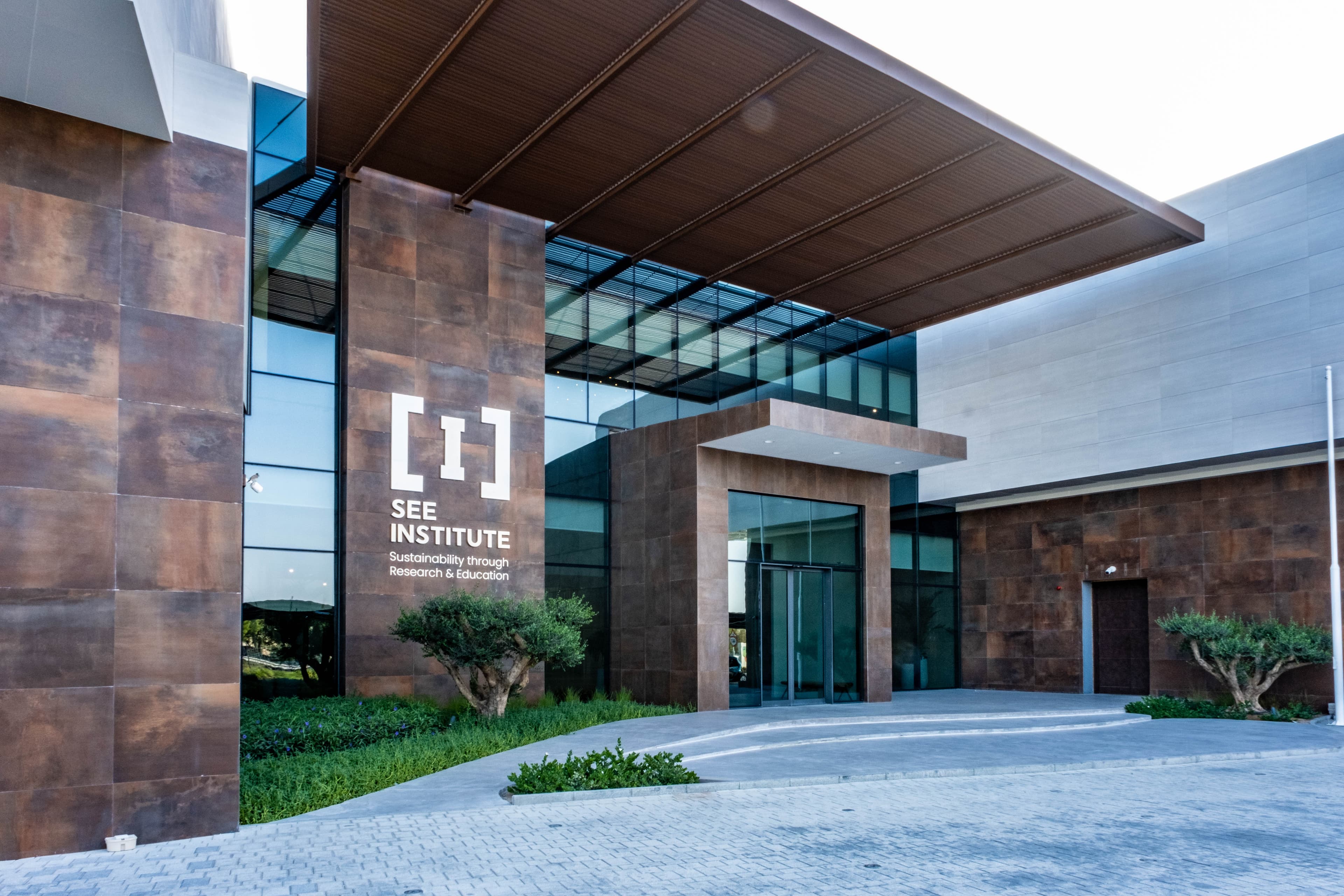 SEE Institute exterior — Net Zero building in The Sustainable City, Dubai