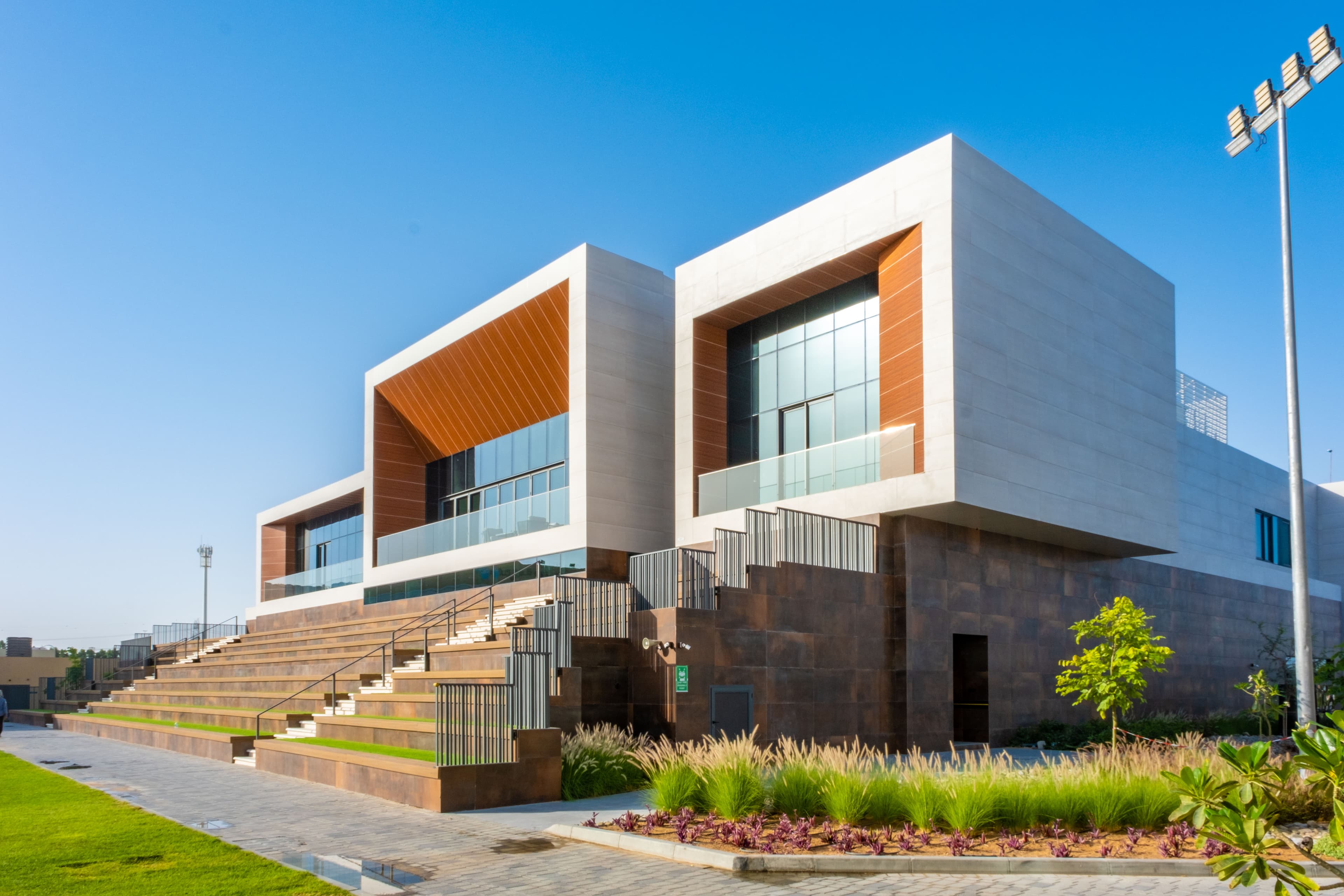 SEE Institute facade detail — sustainable architecture